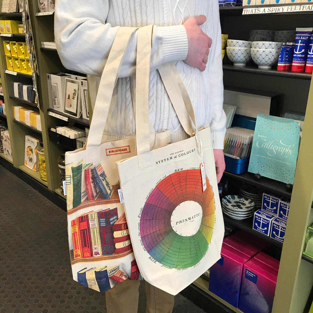 Color Wheel Tote Bag